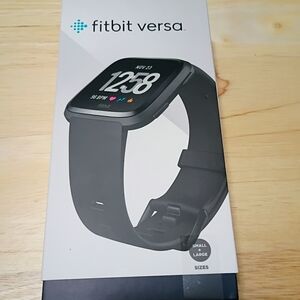 New In Box Fitbit Versa Smartwatch - Black